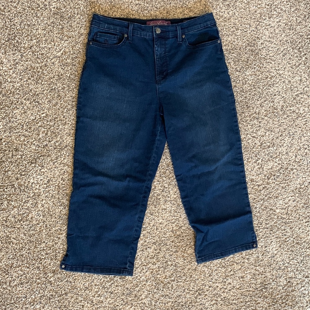 Dark Jean Capris